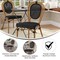 Flash Furniture Marseille Thonet French Bistro Stacking Chair, Black Textilene and Bamboo Print Alum Frame, Natural SDA-AD642002S-TXT-BK-NAT-GG - alternate 8